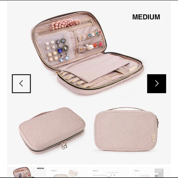 *NWOT* BAGSMART Jewelry Travel Organizer (medium, pink) - Picture 8 of 9